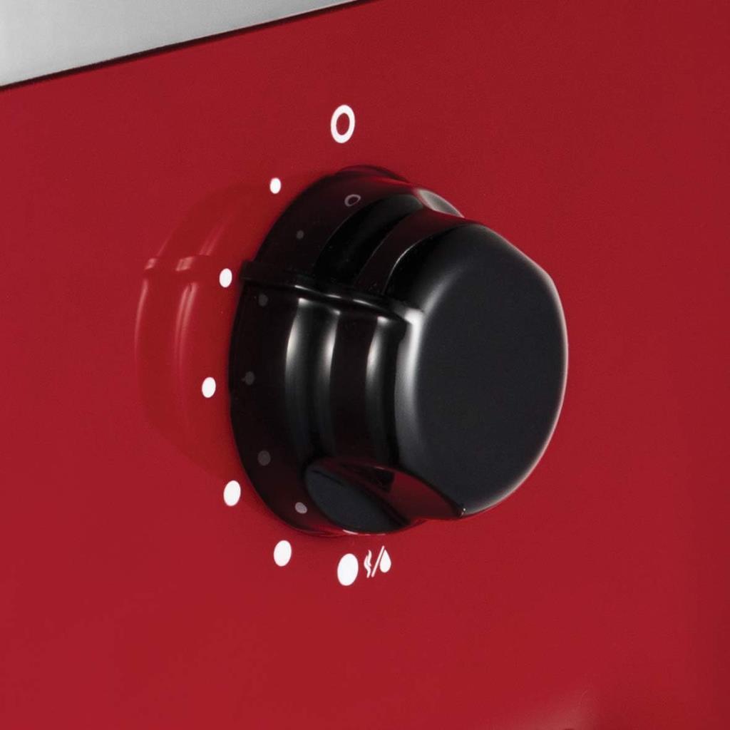 Russell Hobbs 28250-56 Retro Red Espresso Machine Display 