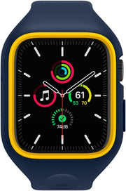 Spigen Caseology Apple Watch 41mm/40mm (Seri 9/8/7/6/SE/SE2/5/4) ile uyumlu Kılıf Nano Pop Blueberry Navy - ACS02086 Outlet