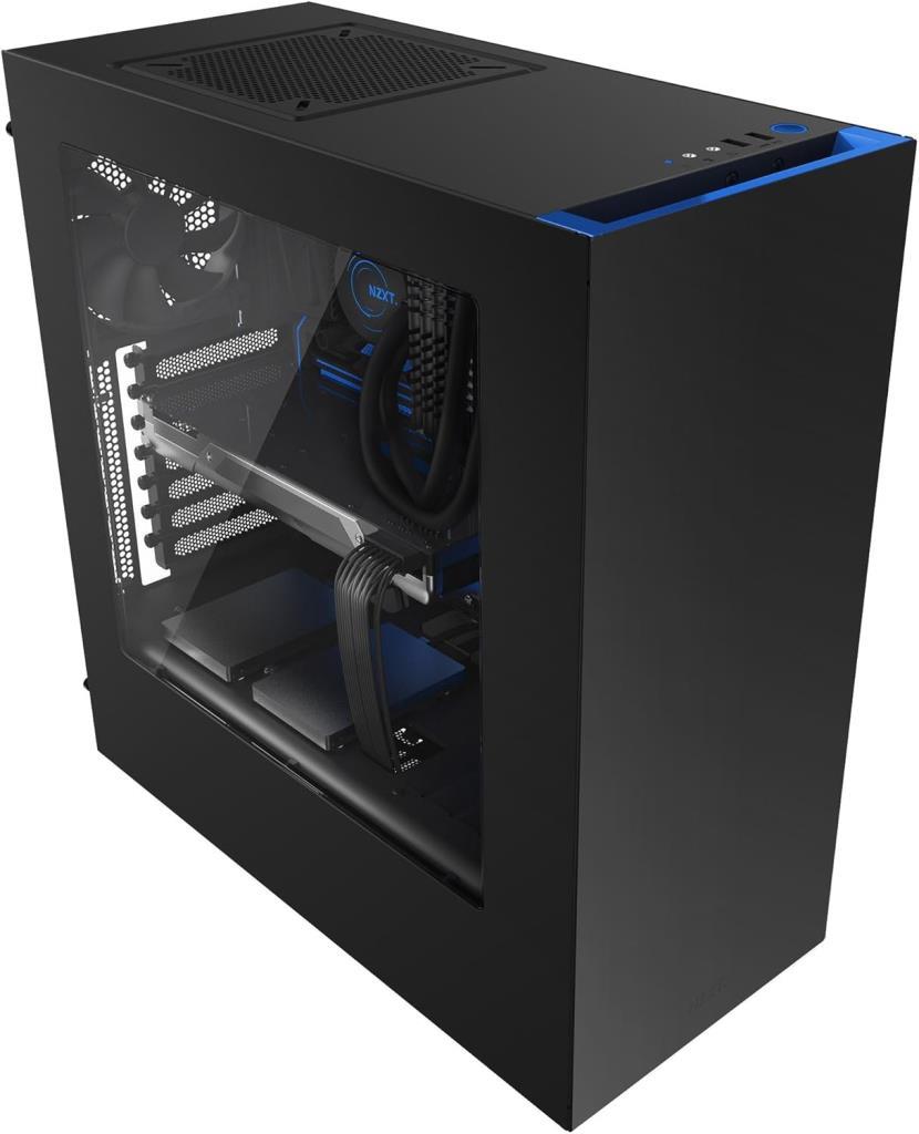 NZXT S340 Elite Mavi Siyah ATX Oyuncu Kasası Teşhir