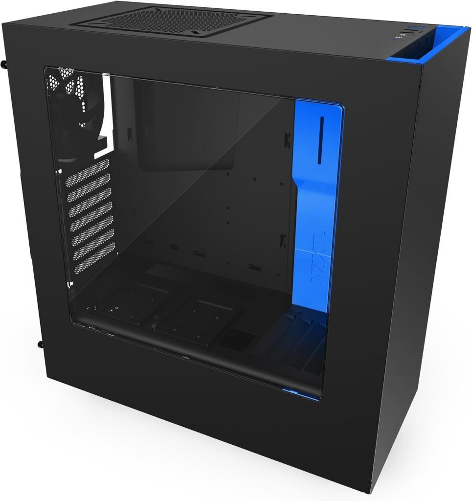 NZXT S340 Elite Mavi Siyah ATX Oyuncu Kasası Teşhir