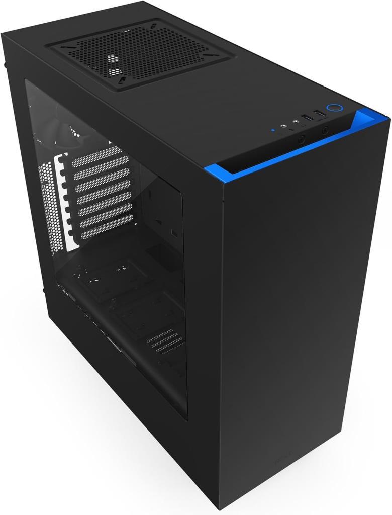 NZXT S340 Elite Mavi Siyah ATX Oyuncu Kasası Teşhir