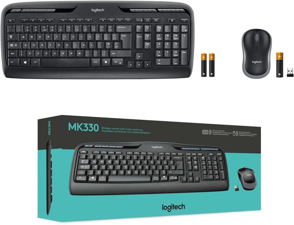 Logitech MK330 Kablosuz Klavye Mouse Seti Outlet