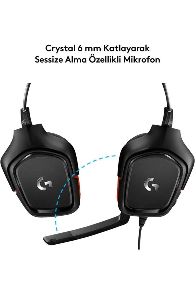 Logitech G332 981-000757 Kablolu Mikrofonlu Kulak Üstü Oyuncu Kulaklığı Outlet