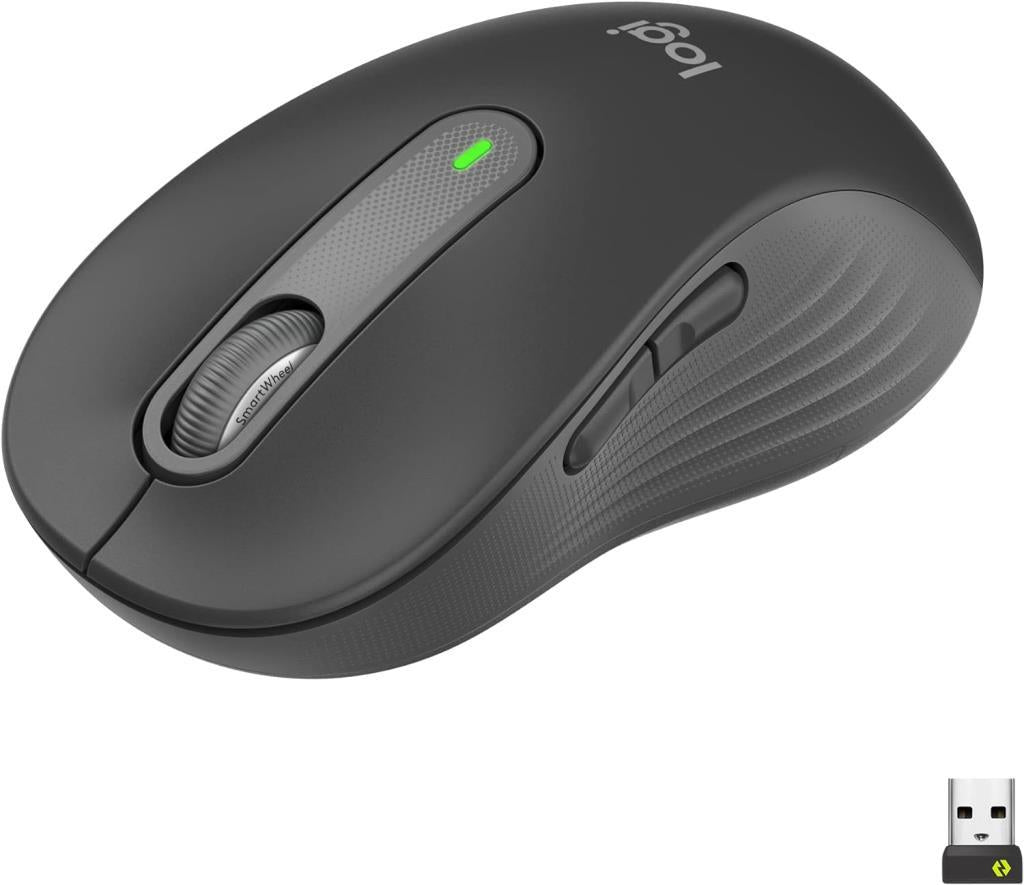 Logitech M650 Signature 910-006236 Siyah Sessiz Büyük Boy Sağ El Optik Kablosuz Mouse - Outlet
