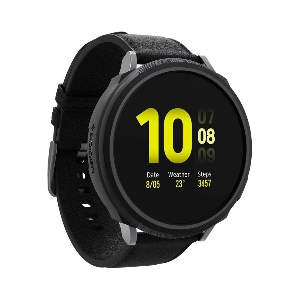 Spigen Samsung Galaxy Watch 5 / 4 (44mm) Kılıf Liquid Air Matte Black - ACS05391 - TEŞHİR