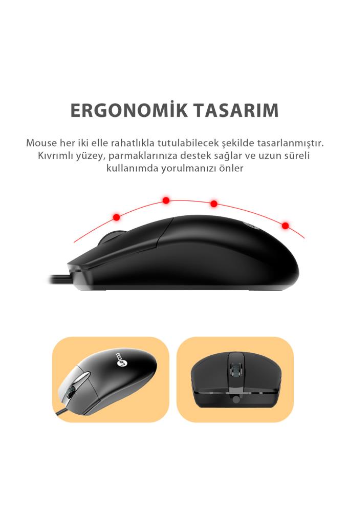 Lenovo Lecoo CM103 Kablolu Klavye Mouse Seti