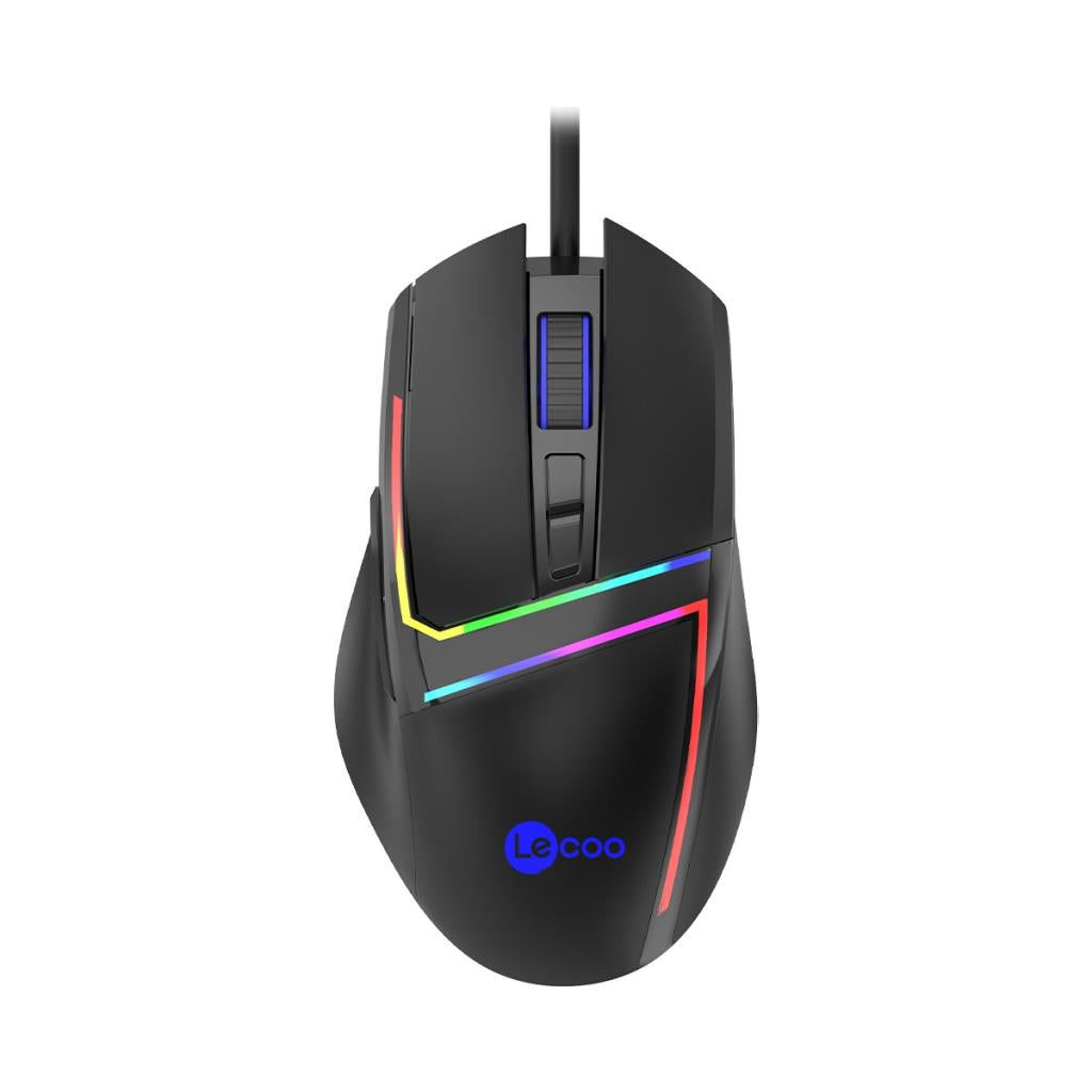 Lenovo Lecoo MS106 RGB Ergonomik Optik Kablolu Oyuncu Mouse Outlet