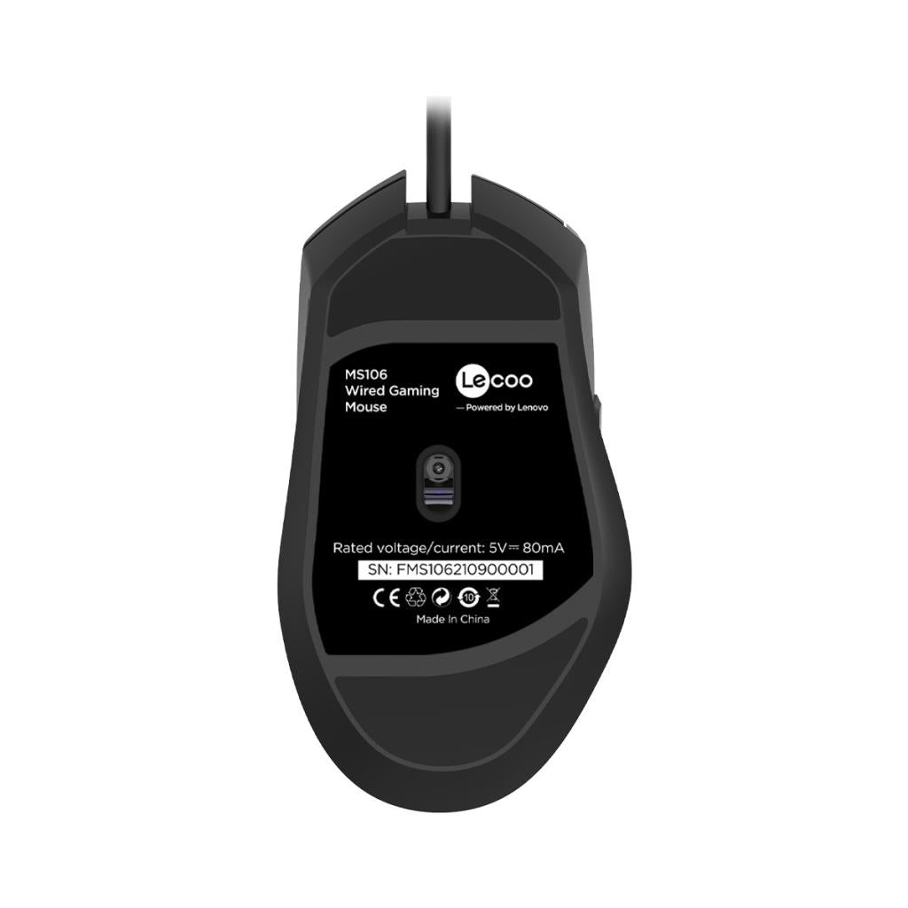 Lenovo Lecoo MS106 RGB Ergonomik Optik Kablolu Oyuncu Mouse Outlet