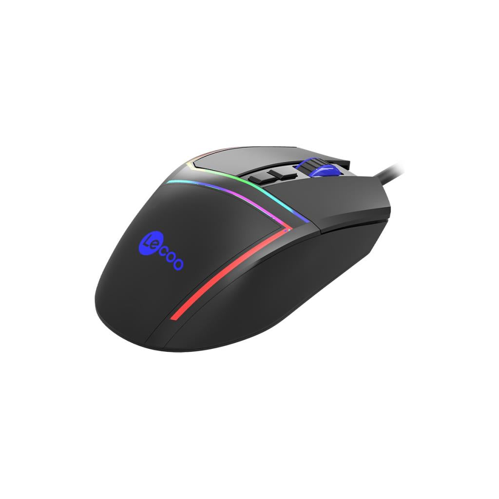 Lenovo Lecoo MS106 RGB Ergonomik Optik Kablolu Oyuncu Mouse Outlet