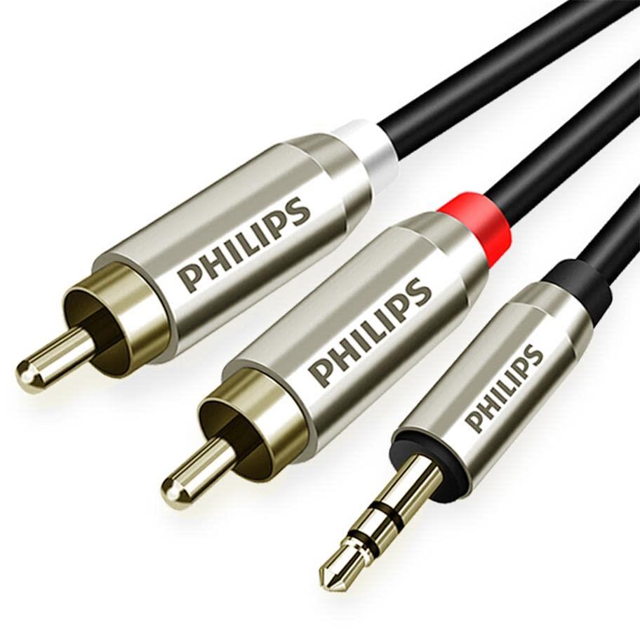 Philips SWR2120C/93 2 m 3.5mm RCA Stereo Ses Kablosu - Outlet