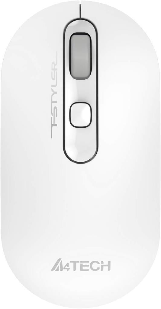 A4tech FG20 Fstyler 2.4Ghz Nano 2000Dpi Kablosuz Kompakt Optik Mouse, Beyaz Outlet