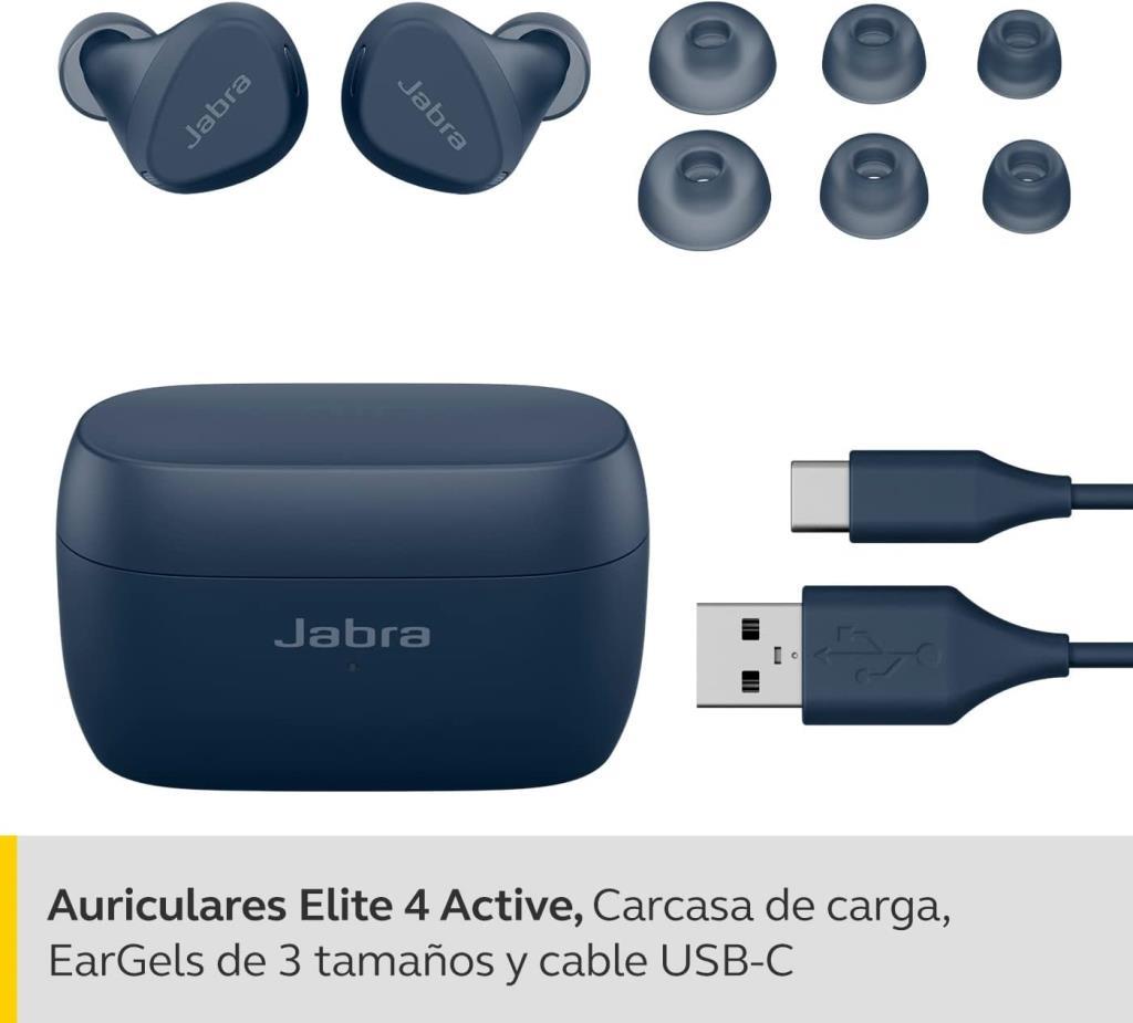 Jabra Elite 4 TWS Lacivert Kulak İçi Bluetooth Kulaklık -Teşhir