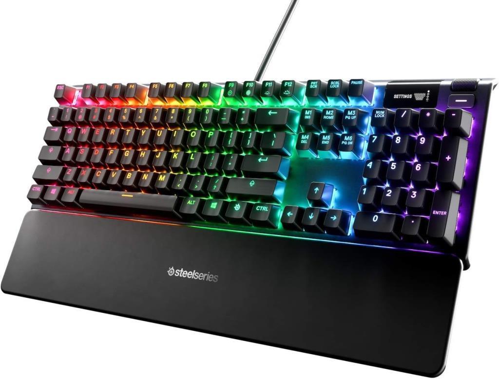 SteelSeries Apex 5 Hibrit RGB Blue Switch Kablolu Mekanik Oyuncu Klavyesi Teşhir
