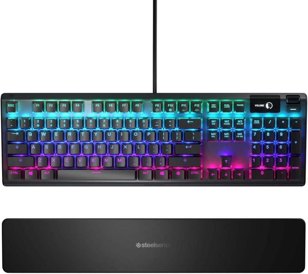 SteelSeries Apex 5 Hibrit RGB Blue Switch Kablolu Mekanik Oyuncu Klavyesi Teşhir