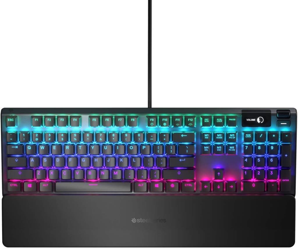 SteelSeries Apex 5 Hibrit RGB Blue Switch Kablolu Mekanik Oyuncu Klavyesi Teşhir