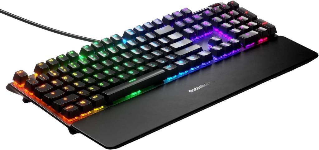 SteelSeries Apex 5 Hibrit RGB Blue Switch Kablolu Mekanik Oyuncu Klavyesi Teşhir