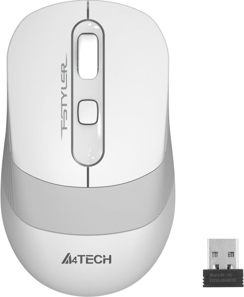 A4 Tech FG10 Nano Kablosuz Optik 2000 DPI Mouse, 4 Yönlü Scroll, Beyaz Outlet