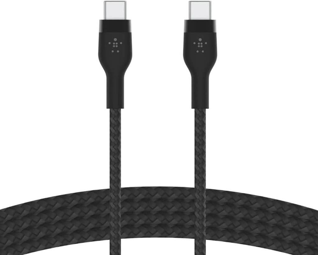 Belkin BoostCharge Pro Flex Örgülü USB-C USB-C Şarj Kablosu