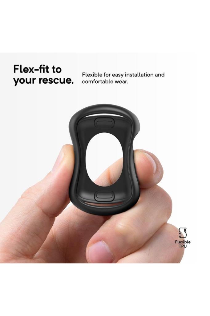 Spigen Caseology Apple Watch 41mm/40mm (Seri 9/8/7/6/SE/SE2/5/4) Kılıf Nero Black - W440-NRO-BK Teşhir
