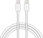 Hypergear USB-C & USB-C Şarj ve Data Kablosu, Beyaz, 1.2 Metre Teşhir
