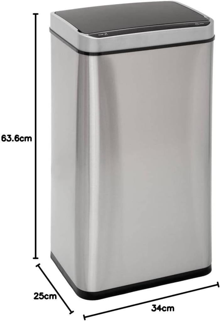 5five Çöp Kovaları Simply Smart Sensörlü 40 L Inox Outlet