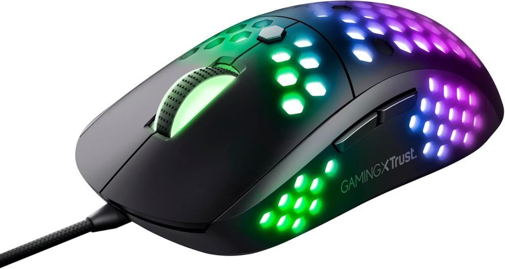 rust Gaming GXT 960 Graphic Hafif RGB Aydınlatmalı Oyun Faresi, Siyah Outlet