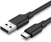 Ugreen USB 3.0 to USB C Data ve Şarj Kablosu Siyah 1 Metre