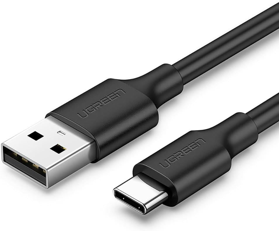 Ugreen USB 3.0 to USB C Data ve Şarj Kablosu Siyah 1 Metre