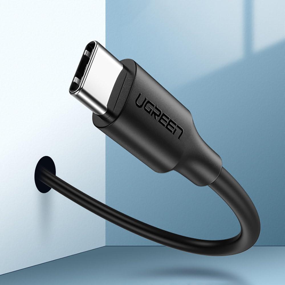 Ugreen USB 3.0 to USB C Data ve Şarj Kablosu Siyah 1 Metre