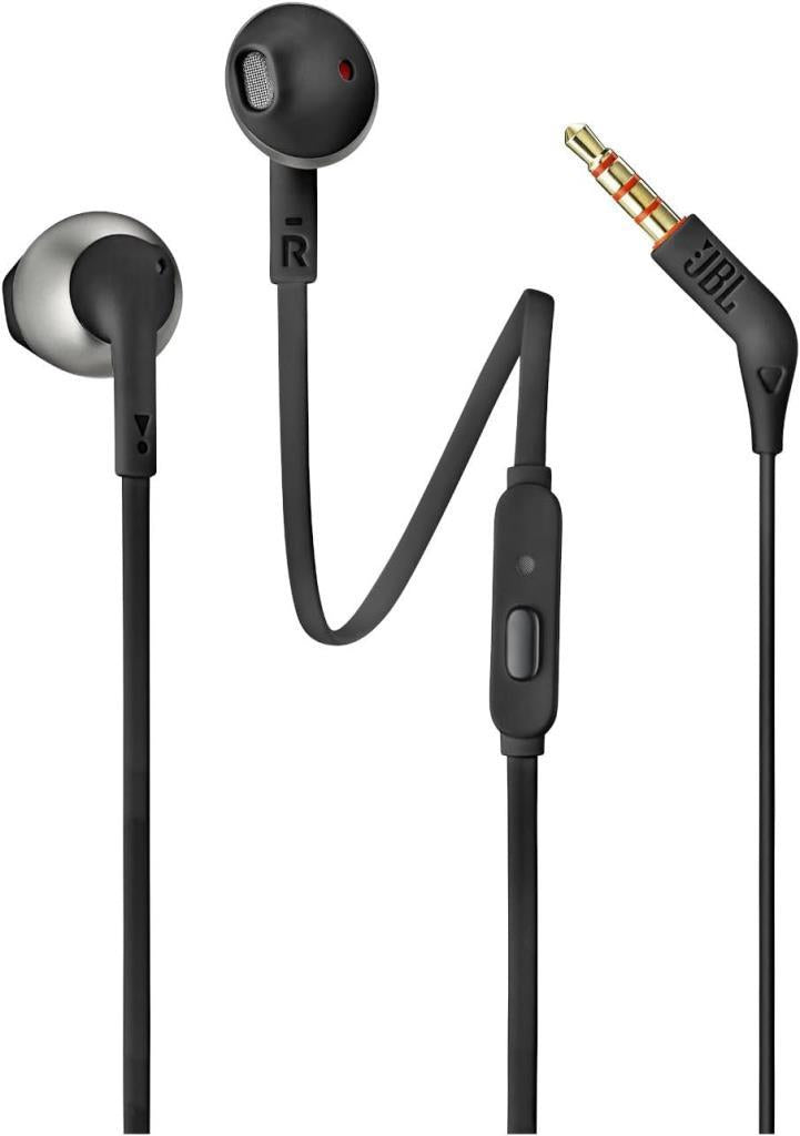 JBL T205 Siyah Kablolu Mikrofonlu Kulak İçi Kulaklık Teşhir
