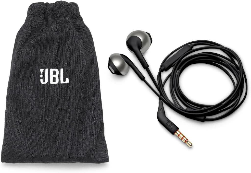 JBL T205 Siyah Kablolu Mikrofonlu Kulak İçi Kulaklık Teşhir