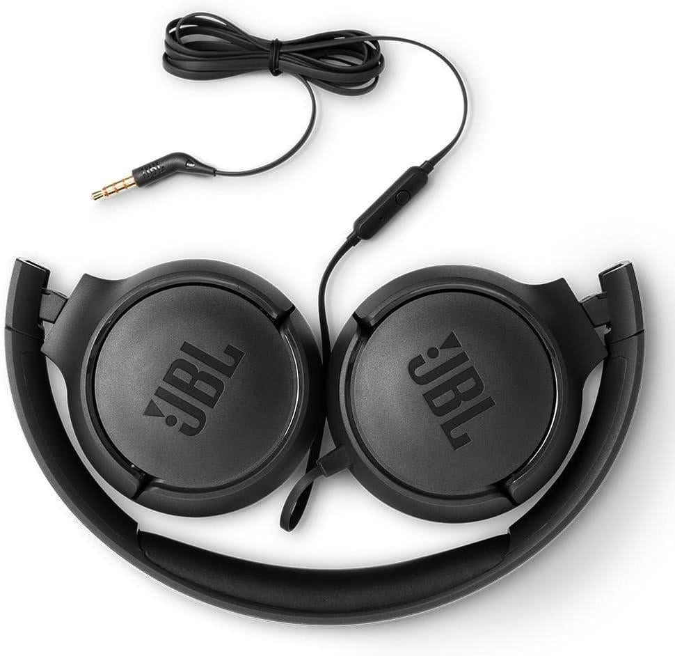 JBL Tune 500 Siyah Kablolu Mikrofonlu Kulak Üstü Kulaklık Outlet