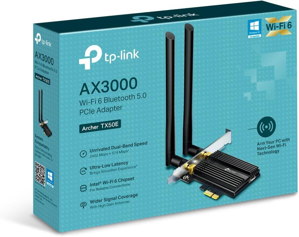 TP-Link Archer TX50E Wi-Fi Ethernet Kartı - Teşhir