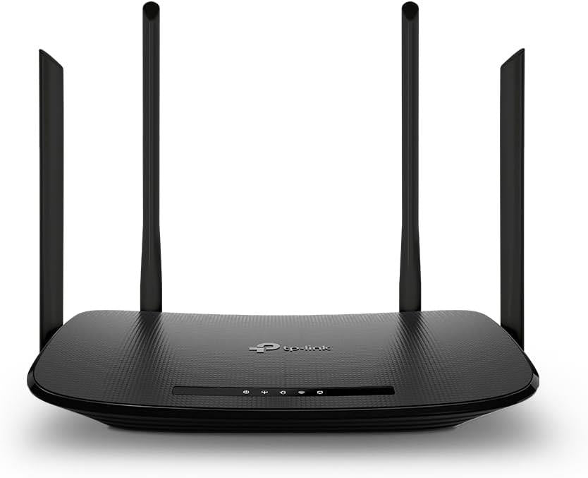 TP-Link Archer VR300 4 Port 1200 Mbps 5GHz VDSL2 Modem Display