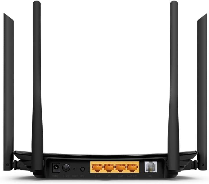 TP-Link Archer VR300 4 Port 1200 Mbps 5GHz VDSL2 Modem Display