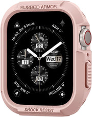 Spigen Apple Watch Seri 6/SE/5/4 (44mm) ile Uyumlu Kılıf Rugged Armor / Rose Gold - 062CS24470 Outlet