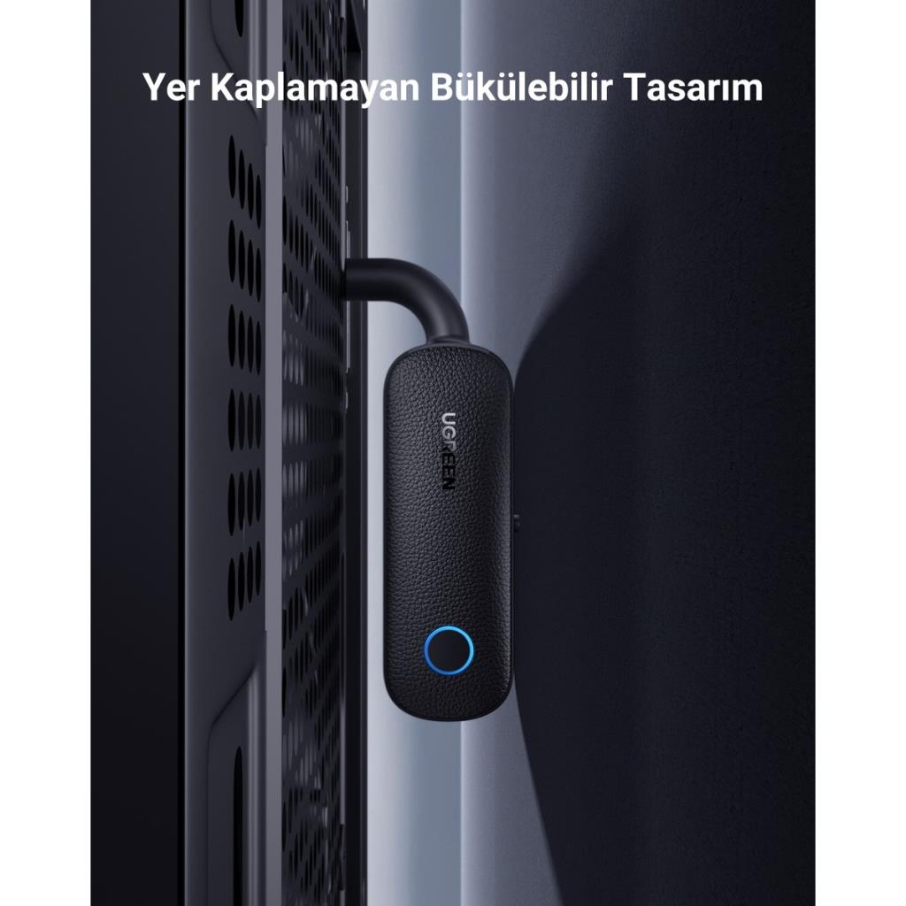 Ugreen Aux Bluetooth 5.0 Transmitter & Receiver Kablosuz Ses Adaptörü Teşhir