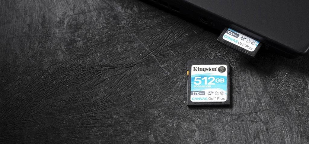 Kingston 512 GB Canvas Go Plus SDXC C10 UHS-I U3 V30 170 MB/s SDG3/512GB Hafıza Kartı Outlet