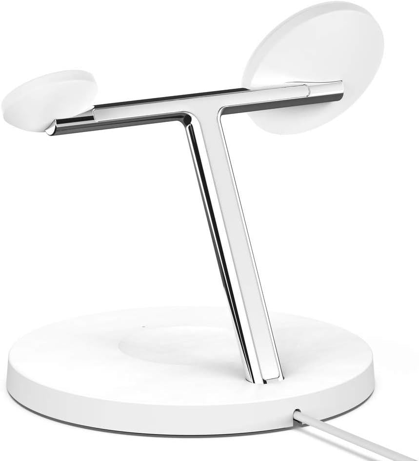 Belkin Boost Charge Pro WIZ009VFWH 3in1 Beyaz Hızlı Kablosuz Şarj Aleti - TEŞHİR