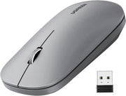 UGREEN Kablosuz Fare, 2,4 Ghz Usb Bağlantısı, Maks. 4000 Dpi, 18 Ay Pil Ömrü. Pc, Mac, Dizüstü Bilgisayar, Windows 11, 10, 8.1, 7, Macos, Linux Ile Uyumlu (Gri)