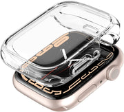Spigen Apple Watch 41mm (Seri 9/8/7) ile uyumlu Kılıf Ultra Hybrid Crystal Clear - ACS04188 Outlet