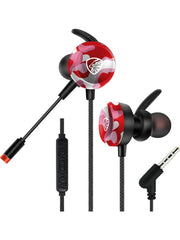 Hytech HY-GK4 Kırmızı Kablolu Mikrofonlu Kulak İçi Oyuncu Kulaklığı Outlet
