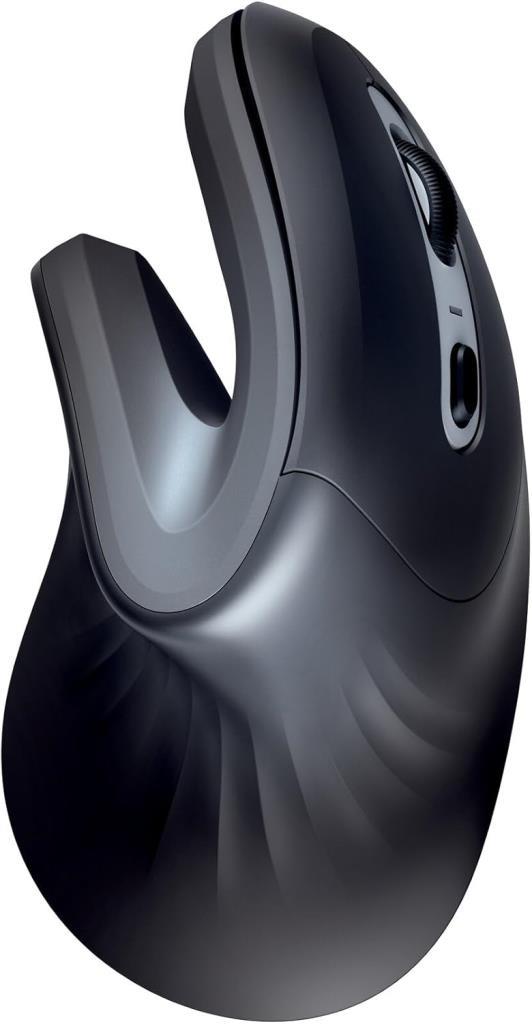 Trust 23507 Verro Ergonomik Kablosuz Fare Kablosuz Dikey Fare (60° Dikey Açı, 800-1600 DPI, 6 6 Tuş, PC ve Dizüstü Bilgisayar) Siyah Outlet