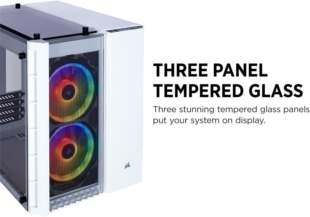Corsair Crystal 280X CC-9011137-WW Fanlı Micro ATX Oyuncu Kasası - Outlet