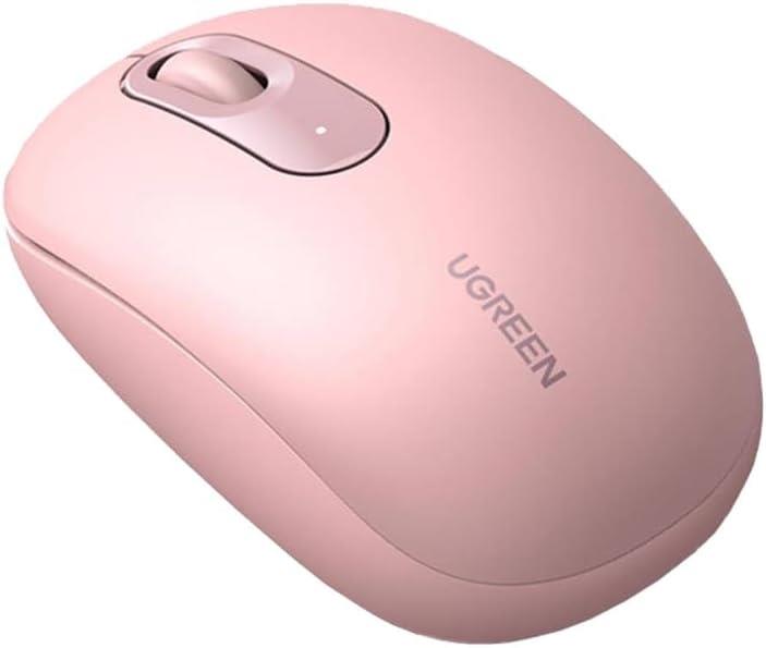 Ugreen 2400DPI 2.4Ghz Wireless Kablosuz Sessiz Mouse Pembe Outlet