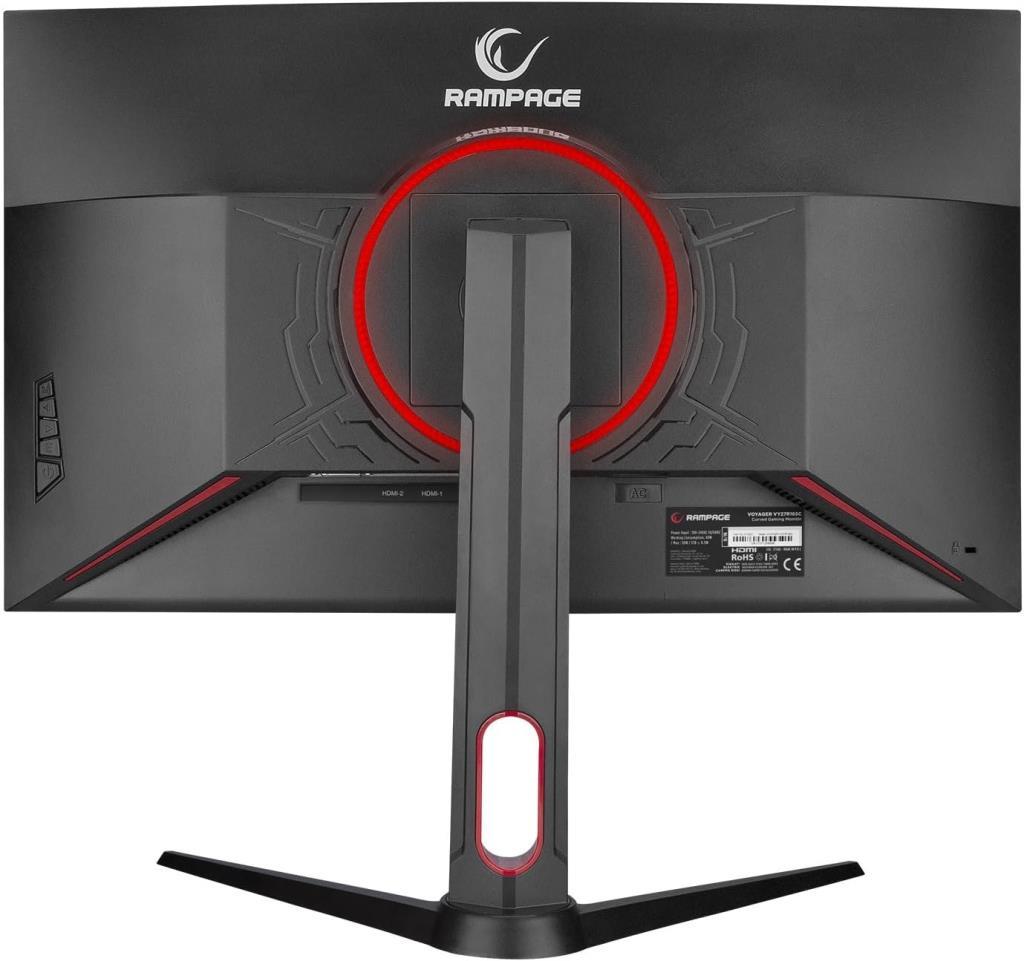 Rampage VOYAGER VY27R165C 27" 1 ms Full HD FreeSync Curved Pivot Oyuncu Monitörü-Outlet