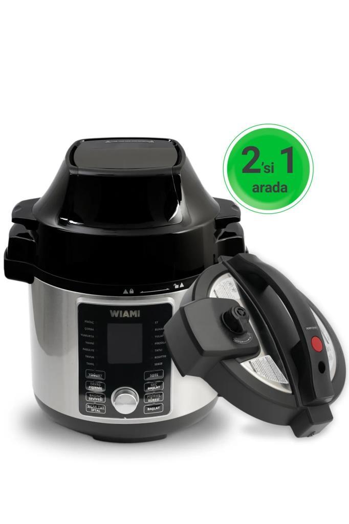 Wiami 2in1 AirFrey Özellikli Çok Amaçlı Pişirici-TEŞHİR