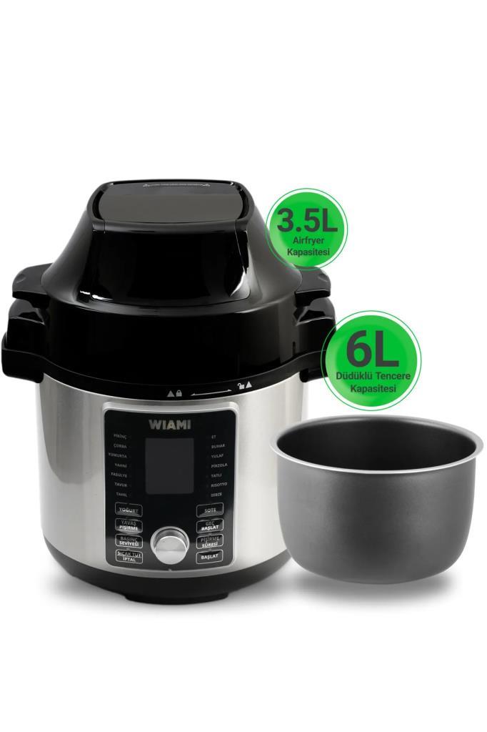 Wiami 2in1 AirFrey Özellikli Çok Amaçlı Pişirici-TEŞHİR