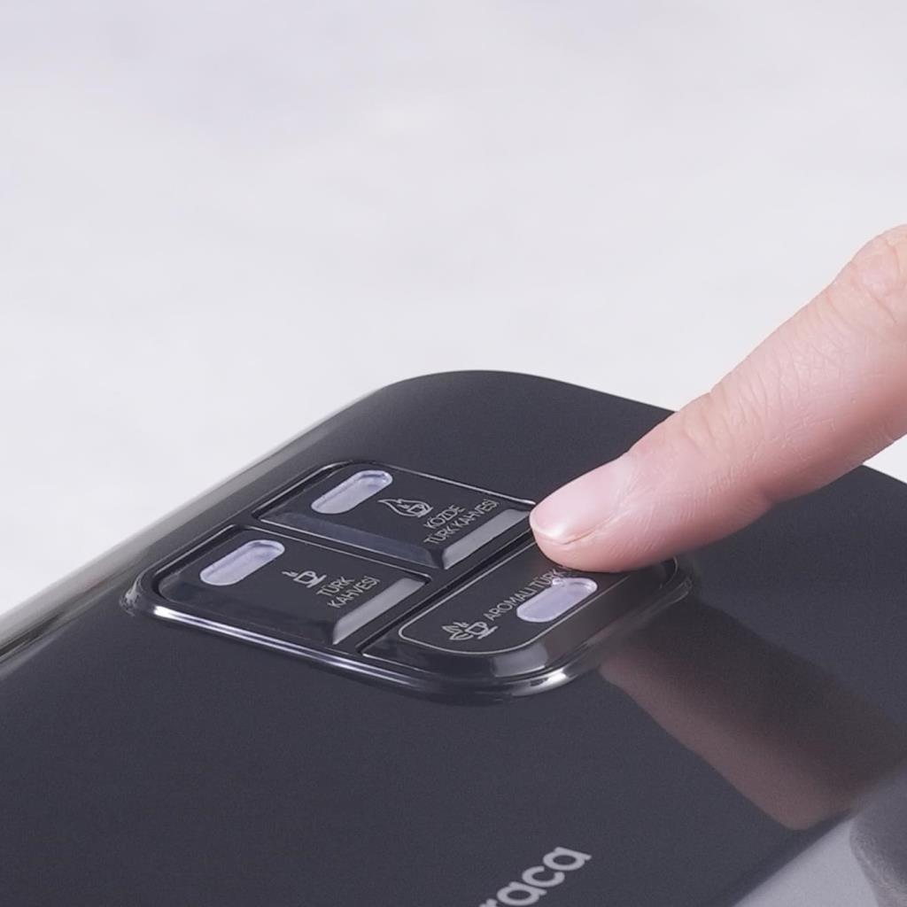 Karaca Hatır Hüp Düet Aroma Space Gray Türk Kahve Makinesi Teşhir