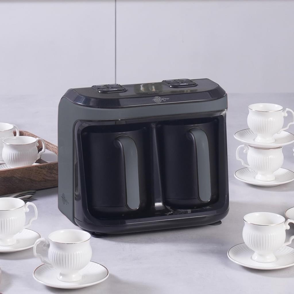 Karaca Hatır Hüp Düet Aroma Space Gray Türk Kahve Makinesi Teşhir